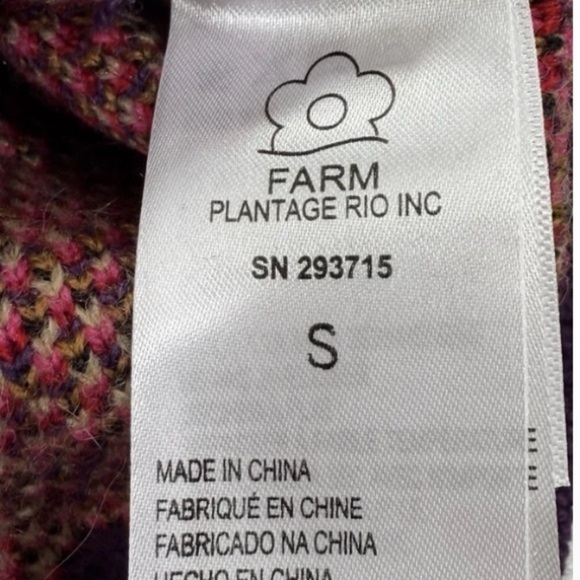 Farm Rio Sweater  Size  Small - Picture 5 of 8